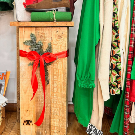 Recycled wood Christmas Shop