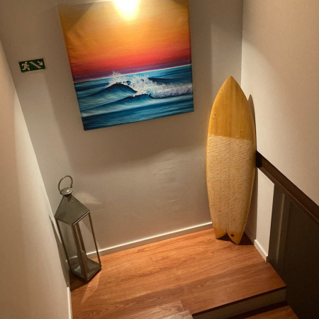 Prancha de surf decoração